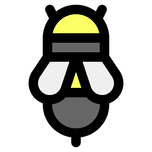 Bee bug honey bee icon Bee bug honey bee icon