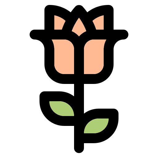 Rose blossom ecology spring icon