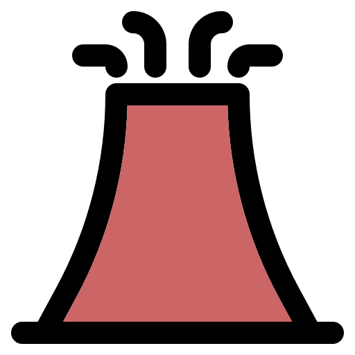 Volcano environment eruption ecology icon Volcano environment eruption ecology icon