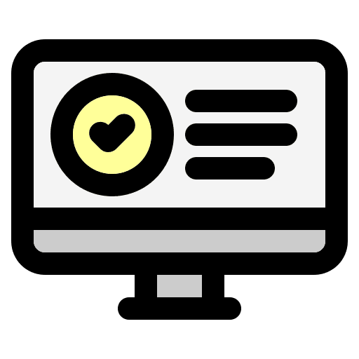 Check circle online class exam school icon