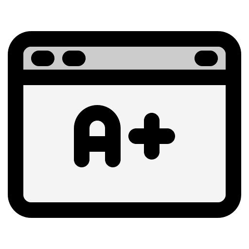 Grade school e learning exam icon Grade school e learning exam icon