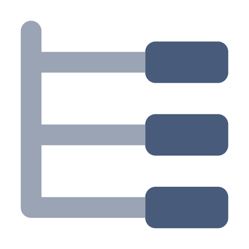 Structure interface organized hierarchy icon Structure interface organized hierarchy icon