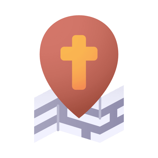 Location pin christian location pin icon Location pin christian location pin icon
