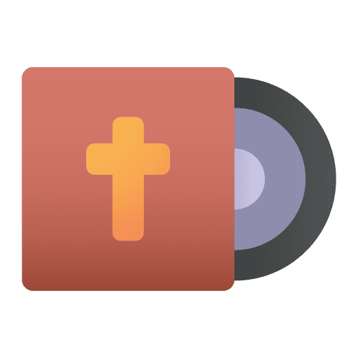 Music song christianity music and multimedia icon Music song christianity music and multimedia icon