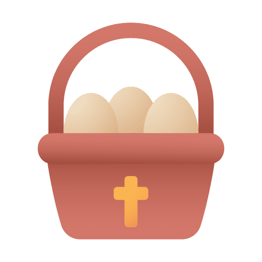 Easter egg easter egg basket celebration icon Easter egg easter egg basket celebration icon