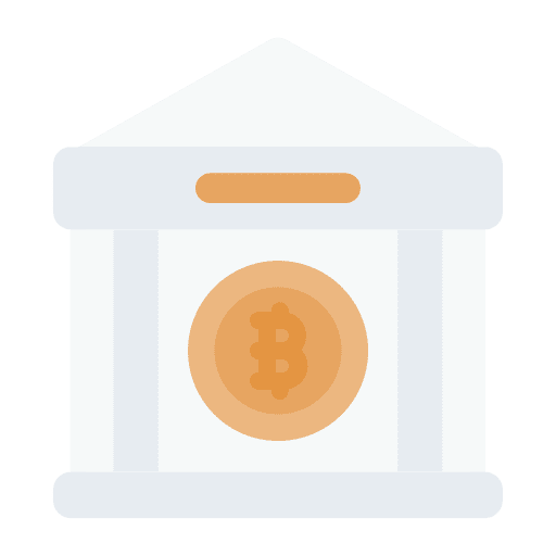 Bank finance business and finance digital money icon
