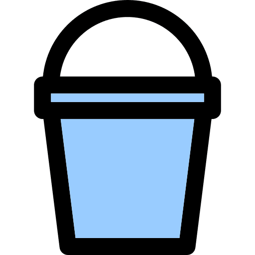 Bucket cleaning hygiene furniture and household icon Bucket cleaning hygiene furniture and household icon