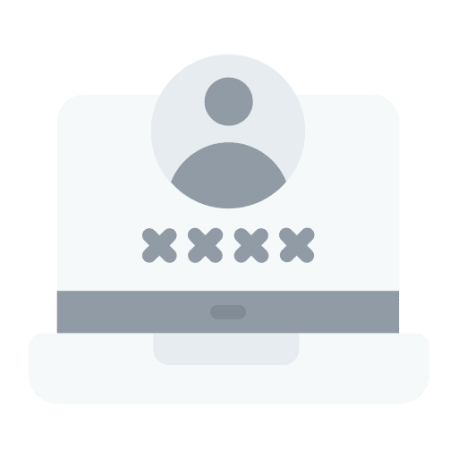 User password verification profile icon