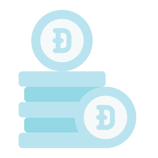Dogecoin dogecoin business and finance online shopping icon