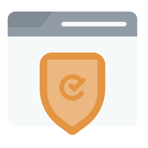 Secure digital currency safe secure icon