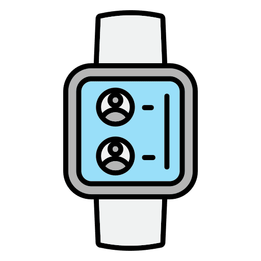 Smart watch hand watch digital watch icon