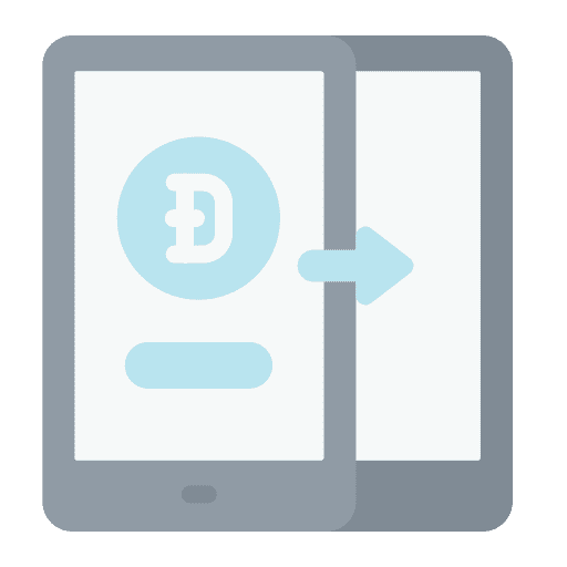 Transaction cryptocurrency transaction electronics icon