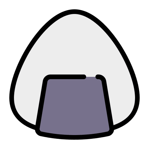 Onigiri japanese food asian food onigiri icon