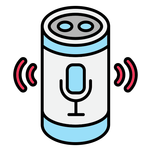 Smart speaker wifi electronics music and multimedia icon Smart speaker wifi electronics music and multimedia icon