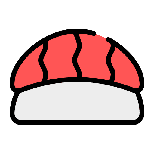 Nigiri sushi asian food food and restaurant icon Nigiri sushi asian food food and restaurant icon