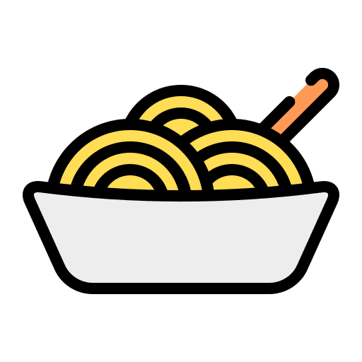 Noodles food and restaurant pasta chinese food icon Noodles food and restaurant pasta chinese food icon