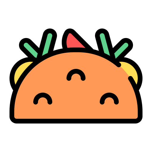 Taco taco gastronomy fast food icon Taco taco gastronomy fast food icon
