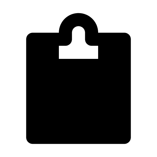 Clipboard document clipboard ui icon