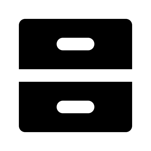 Filing cabinet office material archive document icon