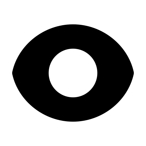 Eye view visibility visible icon