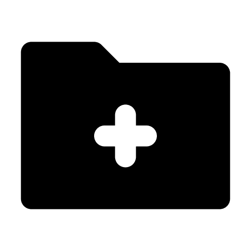 Add folder document data storage new folder icon