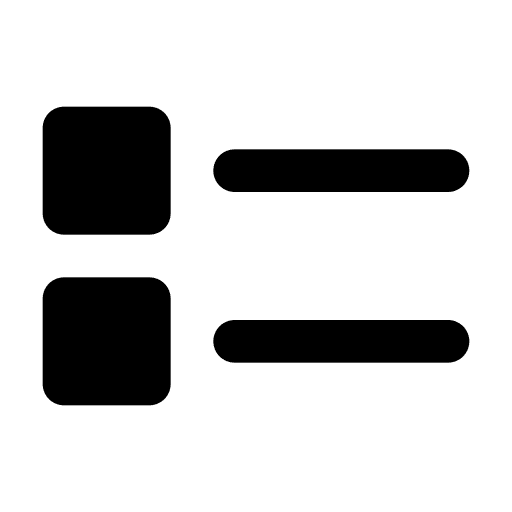 List layout order open menu icon