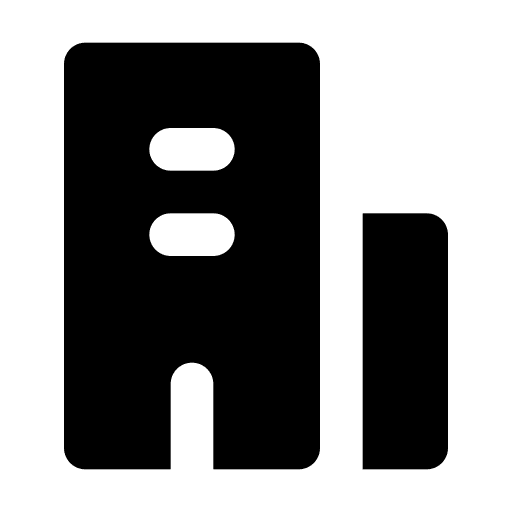 Office architecture and city company office icon
