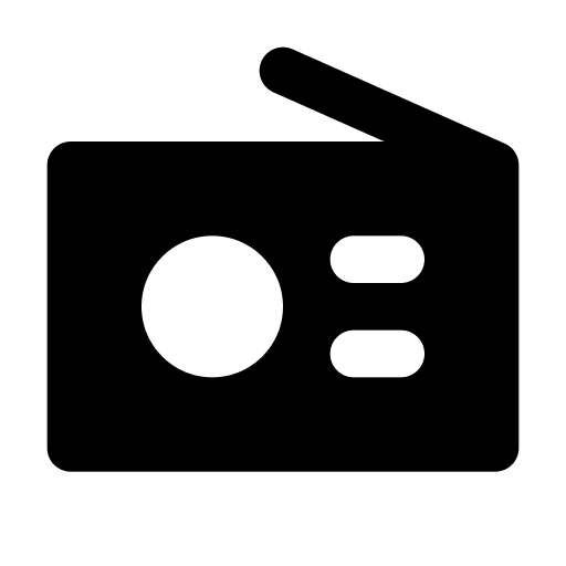 Radio music electronics transistor icon