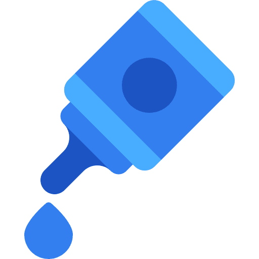 Liquid glue education liquid glue office material icon