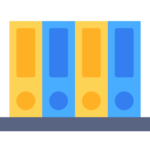 Archives office material document file icon