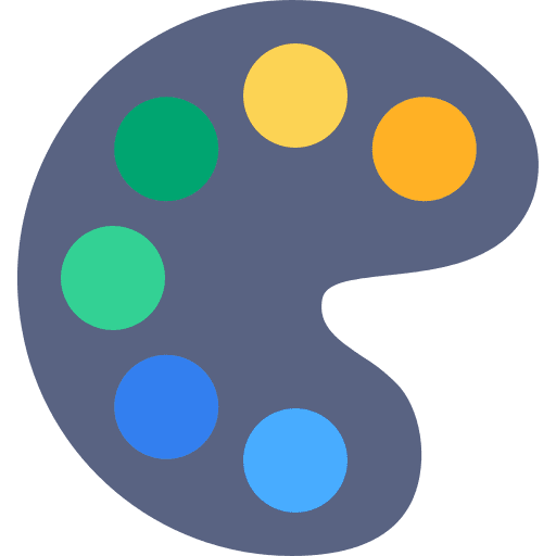 Color palette art decó colors color palette icon
