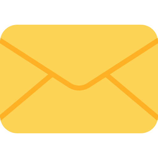 Email interface envelopes multimedia icon