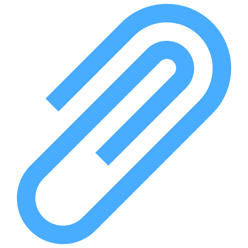 Paper clip office material school material paper clip icon