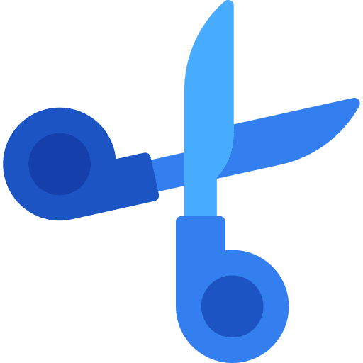 Scissors handcraft cut edit tools icon Scissors handcraft cut edit tools icon