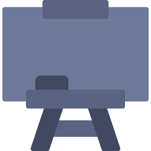Board presentation classroom whiteboard icon Board presentation classroom whiteboard icon