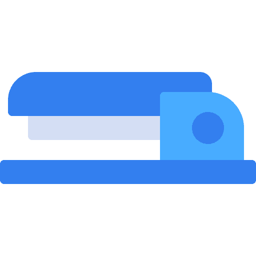 Stapler stationery art and design office material icon Stapler stationery art and design office material icon