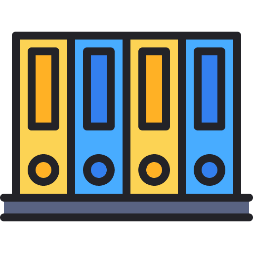 Archives file files and folders portable document format icon