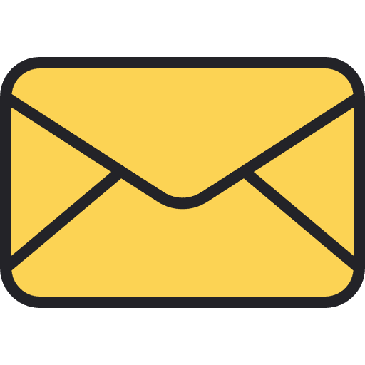 Email over wheels envelopes mails icon