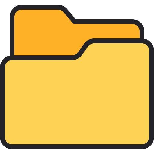 Folder files and folders business and finance folder icon Folder files and folders business and finance folder icon