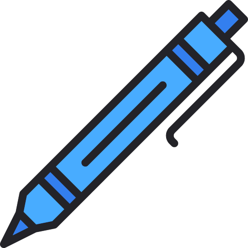 Pen pen stationery art and design icon Pen pen stationery art and design icon