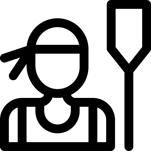 Athlete avatar oars athlete icon