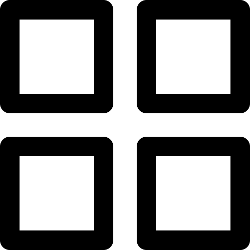 Menu grid ui open menu icon