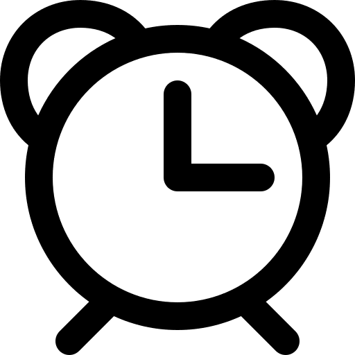 Alarm clock time alarm clock notification icon Alarm clock time alarm clock notification icon