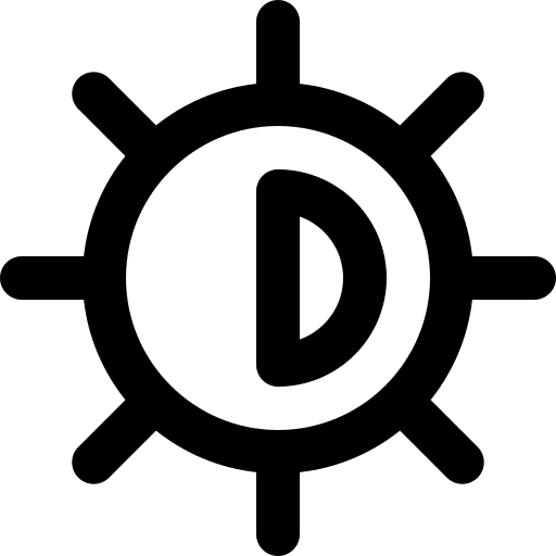 Brightness interface option contrast adjustment icon Brightness interface option contrast adjustment icon