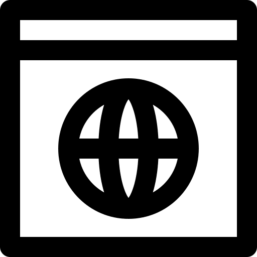 Browser browser network website icon Browser browser network website icon