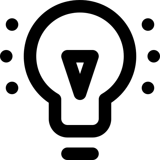 Idea tip ui technology icon Idea tip ui technology icon