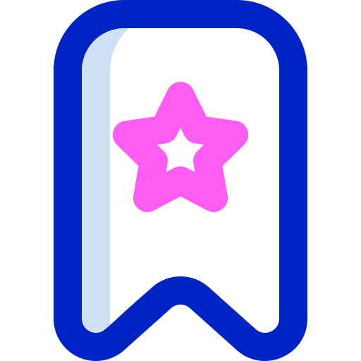 Bookmark star interface favorite icon