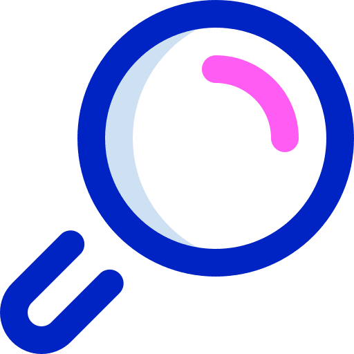 Search loupe magnifying glass zoom icon