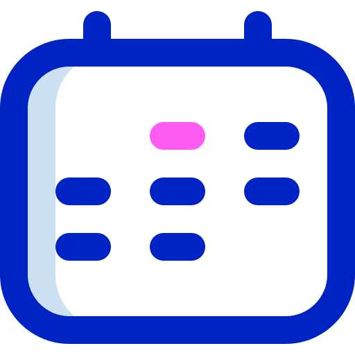 Calendar date dates administration icon