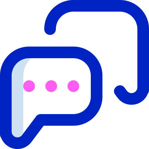 Chat dialogue conversation communications icon
